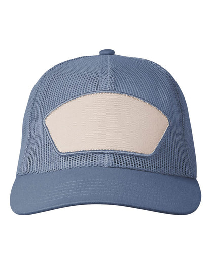 Big Accessories Homestead Mesh Trucker Cap BA682 #color_Slate Blue/ Slate Blue