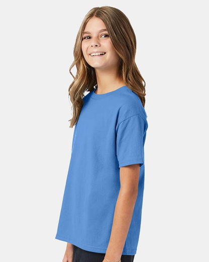 Hanes Youth EcoSmart® T-Shirt 5370 #colormdl_Carolina Blue