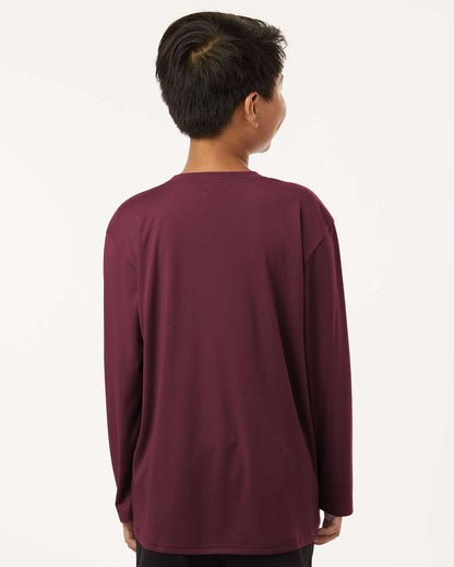 AllPro Youth Pro-Lock Performance Long Sleeve T-Shirt 48400Y #colormdl_Maroon