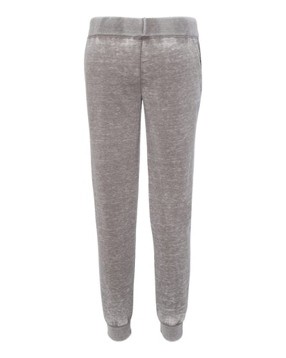 J. America Women’s Vintage Zen Fleece Joggers 8944 #color_Cement