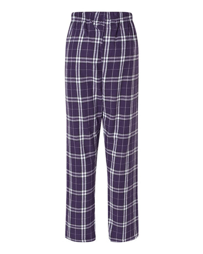 Boxercraft Women's Haley Flannel Pants BW6620 #color_Purple/ White