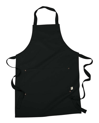econscious Eco Apron with Pocket EC6015 #color_Black
