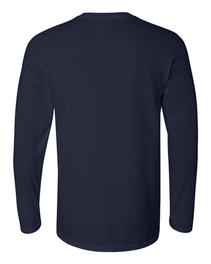 Gildan Unisex Softstyle® Long Sleeve T-Shirt 64400 #color_Navy