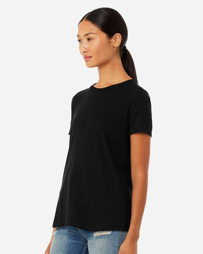 BELLA + CANVAS Women’s Relaxed Fit Triblend Tee 6413 #colormdl_Solid Black Triblend