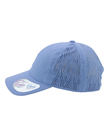 Infinity Her Women's Perforated Performance Cap GABY #color_Periwinkle/ Floral