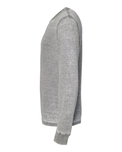 J. America Men's Vintage Zen Thermal Long Sleeve T-Shirt 8241 #color_Cement