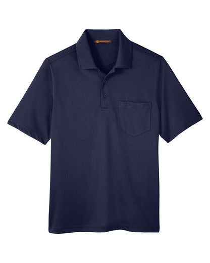 Harriton Men's Advantage Snag Protection Plus IL Pocket Polo M348P #color_Dark Navy