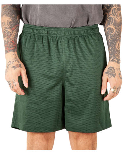 Shaka Wear Men's Mesh PE Gym Shorts SHMPS #colormdl_Moss