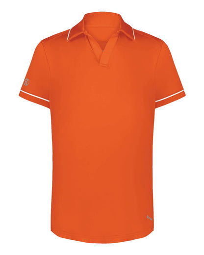Holloway Women's CoolCore® Polo 222701 #color_Orange/ White