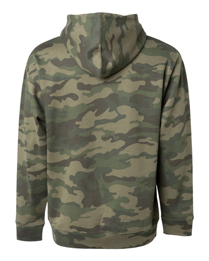 Independent Trading Co. Unisex Midweight Hooded Sweatshirt SS4500 #color_Forest Camo