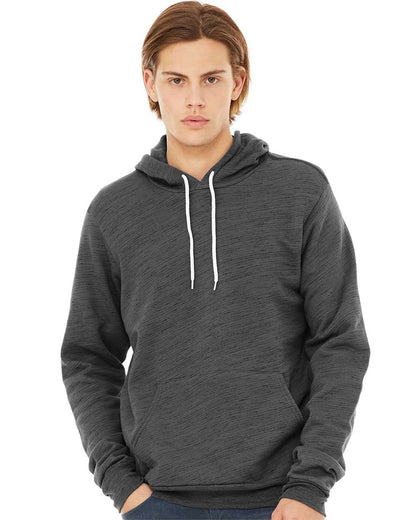 BELLA + CANVAS Sponge Fleece Hoodie 3719 #colormdl_Dark Grey Marble