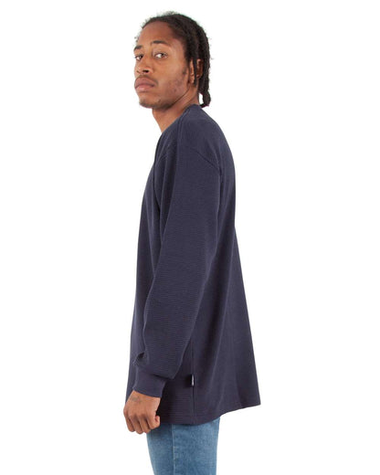 Shaka Wear Unisex Thermal T-Shirt SHTHRM #colormdl_Navy