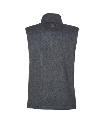 Marmot Women's Drop Line Fleece Vest M16251 #color_Steel Onyx Heather