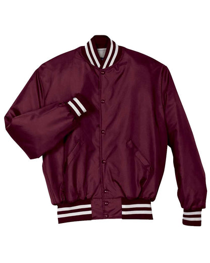 Holloway Men's Heritage Jacket 229140 #color_Maroon/ White
