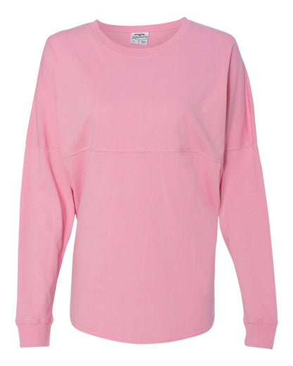 J. America Unisex Game Day Jersey Long Sleeve T-Shirt 8229 #color_Pink