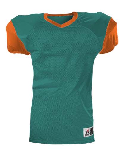 Alleson Athletic Youth Pro Game Football Jersey 751Y #color_Texas Orange