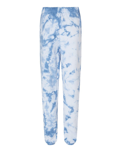 Dyenomite Dream Tie-Dyed Sweatpants 973VR #color_Cloudy Sky Crystal