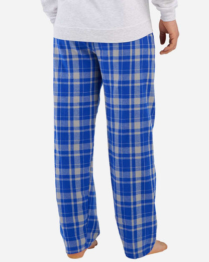 Boxercraft Men's Harley Flannel Pants BM6624 #color_Electric Royal Jordan Plaid