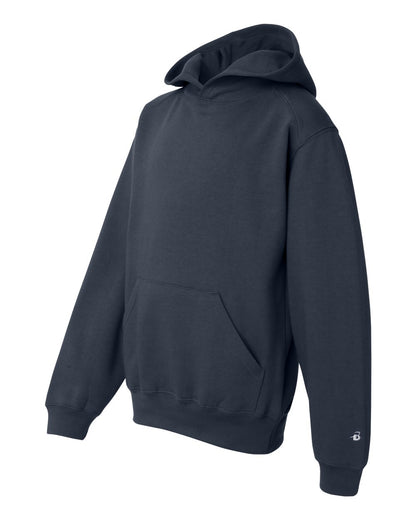 Badger Youth Hooded Sweatshirt 2254 #color_Navy