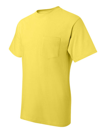 Hanes Men's Beefy-T® Pocket T-Shirt 5190 #color_Yellow