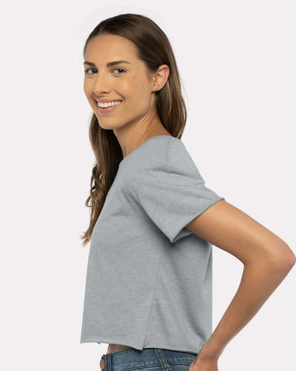 Next Level Women's Festival Crop Top 5080 #colormdl_Heather Grey
