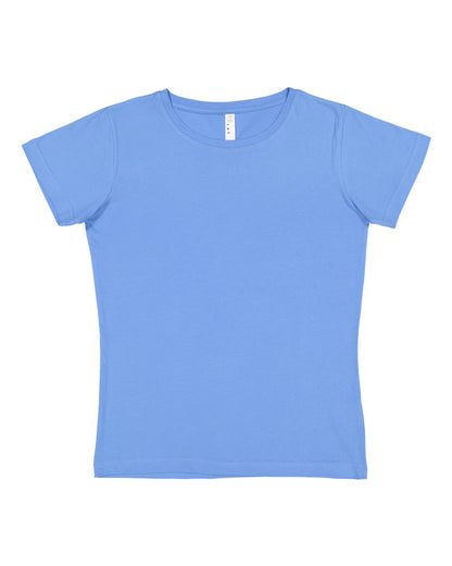LAT Women's Fine Jersey Tee 3516 #color_Carolina Blue