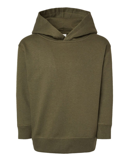 Rabbit Skins Toddler Pullover Fleece Hoodie 3326 #color_Military Green