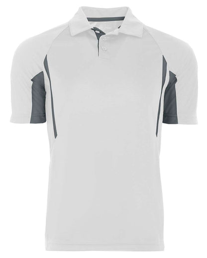 Holloway Men's Two-Tone Avenger Polo 222530 #color_White/ Graphite