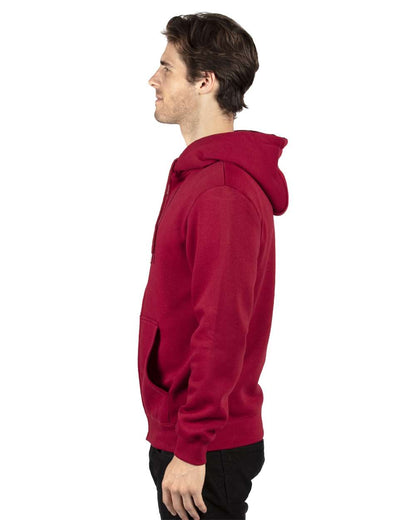 Threadfast Apparel Unisex Fleece Full-Zip Hooded Sweatshirt 320Z #colormdl_Burgundy