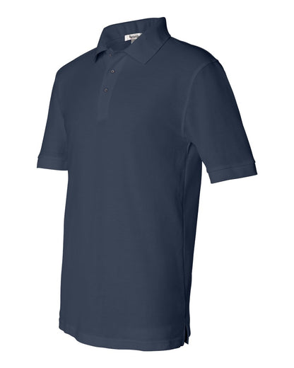 Sierra Pacific Men's Silky Smooth Piqué Polo 0500 #color_Navy