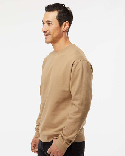 Independent Trading Co. Unisex Midweight Crewneck Sweatshirt SS3000 #colormdl_Sandstone