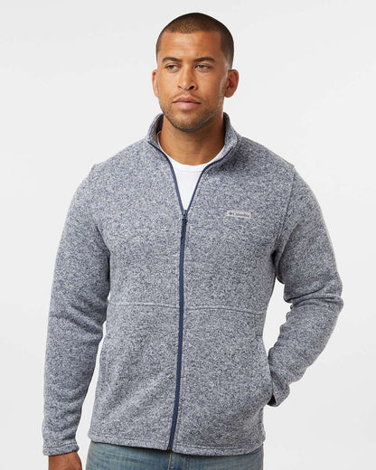 Columbia Men's Alto Pass™ Fleece Full-Zip Jacket 209574 #colormdl_Dark Mountain Heather