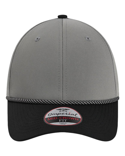 Imperial The Wingman Cap 7054 #color_Grey/ Black/ Black/ Grey