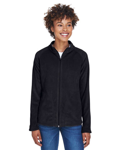 Team 365 Women's Campus Microfleece Jacket TT90W #colormdl_Black
