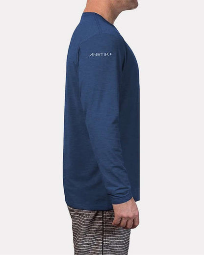 ANETIK Low Pro Tech Long Sleeve T-Shirt MVLPRL8 #colormdl_Navy Heathered