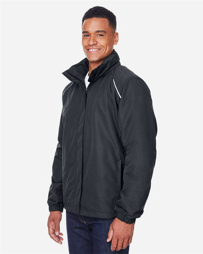 CORE365 Men's Profile Fleece-Lined All-Season Jacket 88224 #colormdl_Carbon