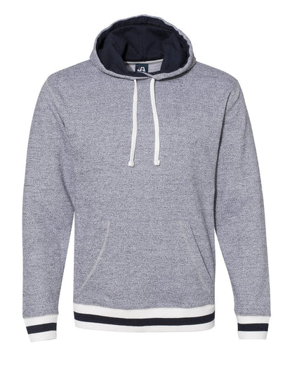 J. America Unisex Peppered Fleece Lapover Hooded Sweatshirt 8701 J. America Unisex Peppered Fleece Lapover Hooded Sweatshirt 8701