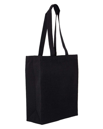 Liberty Bags Susan Midweight Recycled Canvas Tote 8861R #color_Recycled Black