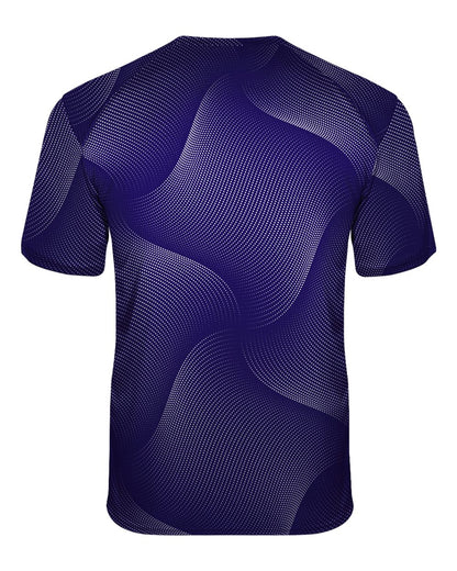 Badger Youth Warp T-Shirt 2213 #color_Purple