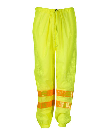 Kishigo Unisex Mesh Pants 3112-3113 #color_Lime