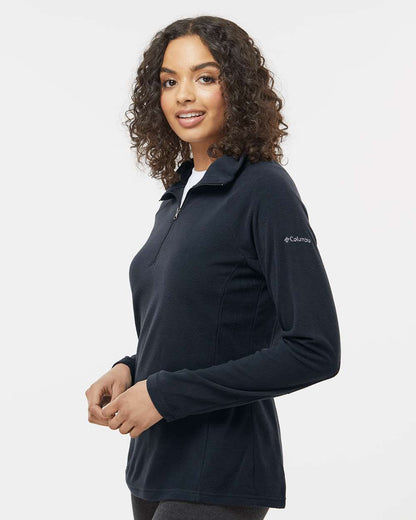 Columbia Women's Glacial™ IV Quarter Fleece Pullover 212495 #colormdl_Black