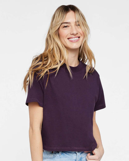 LAT Women's Boxy Tee 3518 #colormdl_Plum