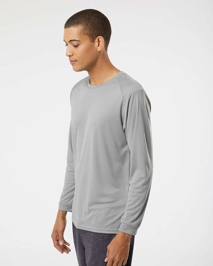 Paragon Unisex Long Islander Performance Long Sleeve T-Shirt 210 #colormdl_Medium Grey