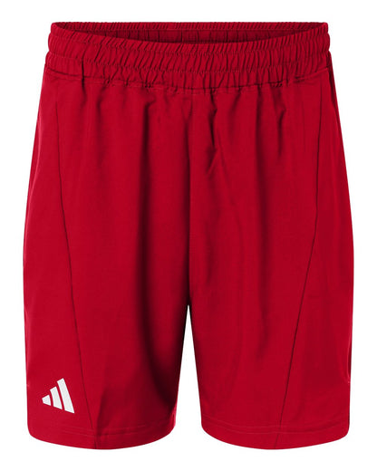 Adidas Men's D4T Woven 7" Shorts AT304 #color_Team Power Red/ White