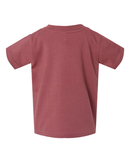 Rabbit Skins Infant Fine Jersey Tee 3322 #color_Rouge