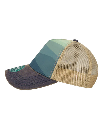 LEGACY Old Favorite Five-Panel Trucker Cap OFAFP #color_Rolling Mountains