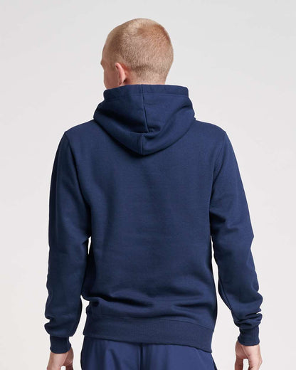 JERZEES Unisex Eco™ Premium Blend Ring-Spun Hooded Sweatshirt 700MR #colormdl_J. Navy