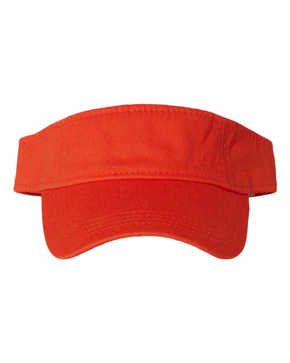 Valucap Bio-Washed Visor VC500 #color_Orange