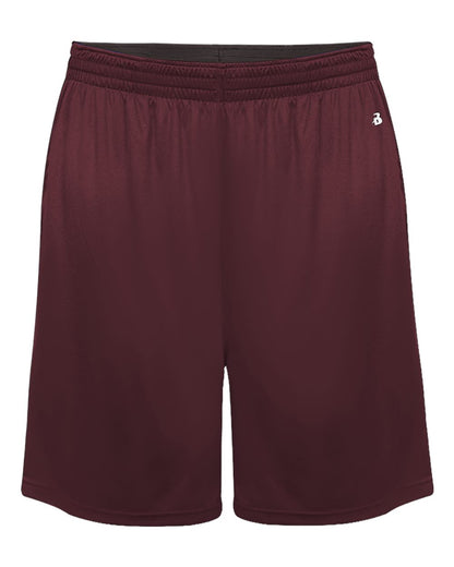 Badger Ultimate SoftLock™ 8" Shorts 4002 #color_Maroon