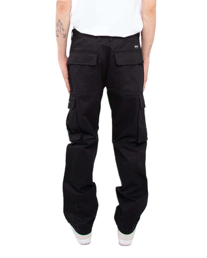 Shaka Wear Men's Twill Cargo Pants SHSPCP #colormdl_Black_28